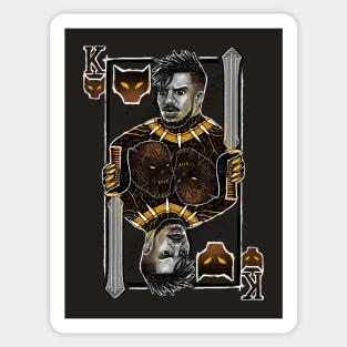 Killmonger King Card Sticker